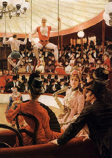 James Jacques Joseph Tissot The Circus Lover oil painting picture
